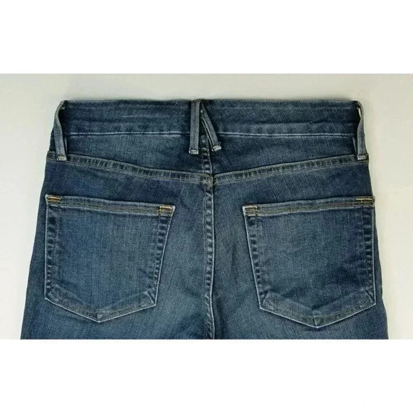 Good American 2/26 Women's Blue Raw Hem Zipper Jeans Style GAGLFT148 Cut MM40 - Picture 8 of 12